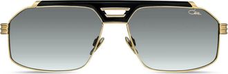 Cazal Sunglasses Cazal 9109 001 Gold Black/Gray Gradient Unisex