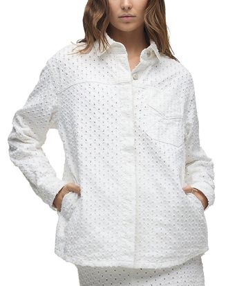 Hudson Hudson Jeans Shacket Tattered White Shacket