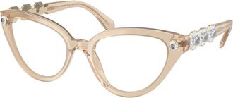 Swarovski Fashion Brillen - Dames - Brillen - Beige - 53 MM - Accessoires
