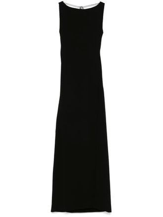 Max Mara cady maxi dress - Black