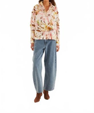 Farm Rio Equestrian Shirt In Light Pink