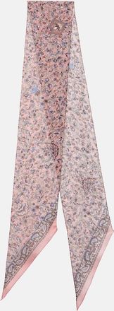 Chloé Chloé Foulard in charmeuse di seta con stampa