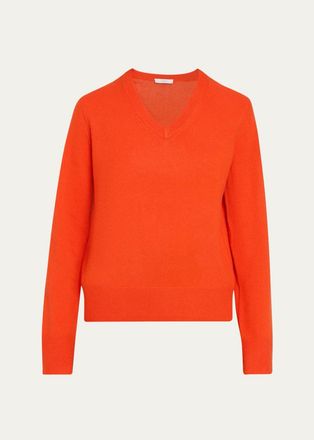 Vince Metal Button Wool-Cashmere Cardigan