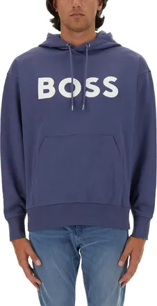 HUGO BOSS Sweatshirt With Logo-Uomo