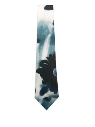 Paul Smith floral-print tie - men - Silk - One Size - Blue