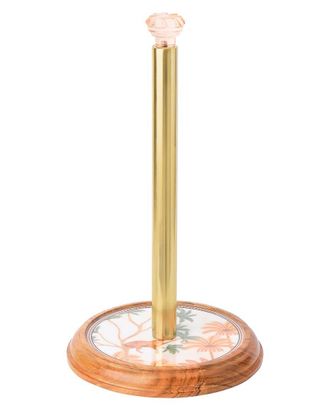 Tiramisu Savannah Blush Enamel Paper Towel Holder