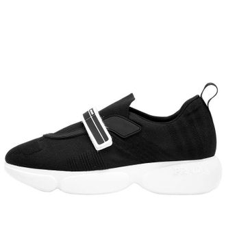 Prada (WMNS) PRADA Cloudbust Rubber and Leather Sneakers Black White 1E6511_3KK6_F0632_F_D040