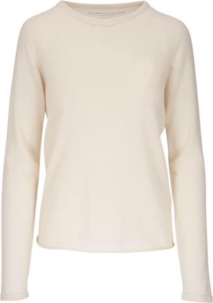 Majestic Filatures ribbed cashmere jumper - women - Cashmere - 2 - Neutrals