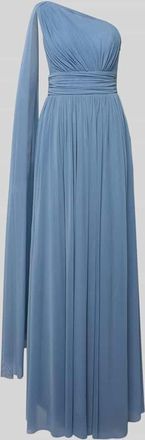 Troyden Collection Abendkleid im One-Shoulder-Design in Hellblau, Gr&ouml;&szlig;e 32