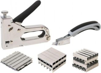 OEM Grapadora/clavadora/grapadora De Madera 3 En 1 Con 3000 Grapas - Grapadora De Alta Resistencia Para Tapicer&iacute;a, Fijaci&oacute;n De Materiales, Decoraci&oacute;n, Car