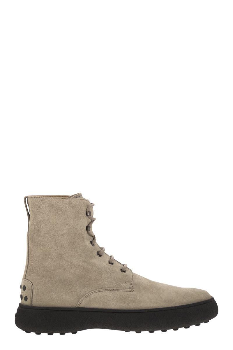 ブーツその他 TOD'S FW24 Sand suede ankle boots (XXW20L0IM60RE0 S812) New Zara Split Leather Suede Ankle Boots Men's US10 Brown