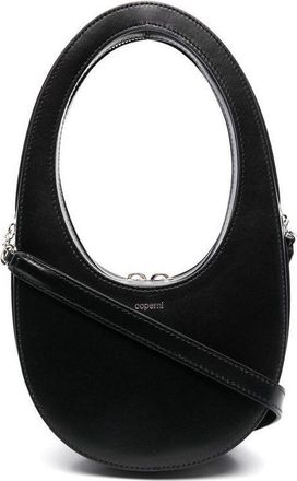 Coperni Swipe Mini Black Leather Crossbody Bag