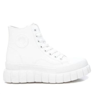 Xti Womens Casual High Top Sneakers In White