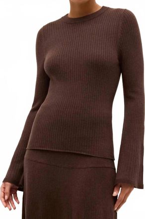 Marie Oliver Carrey Top In Cacao