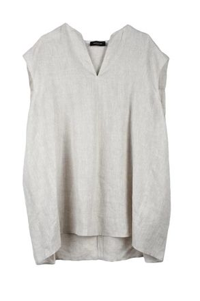 Fabiana Filippi Linen Top - Ecru
