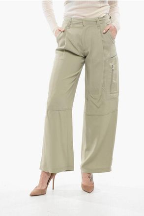 Ami Pleated Wide Pants size S