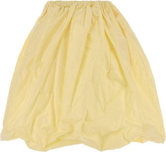 Prada Cream Taffeta Skirt
