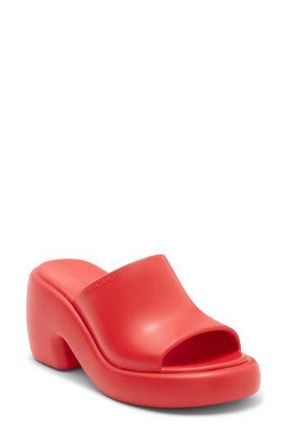 Ferragamo Deva Platform Slide Sandal in Red at Nordstrom Rack, Size 10