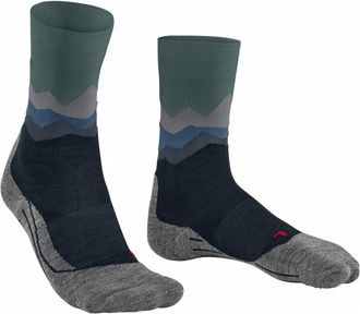 Falke TK2 Crest Wandersocken für Herren | schwarz