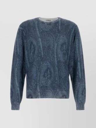 Etro embroidered silk cashmere jumper