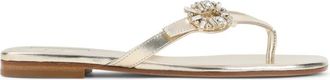 Roger Vivier Flip Flops, female, Beige, Size: 8 1/2 US Strass B Flip Flops