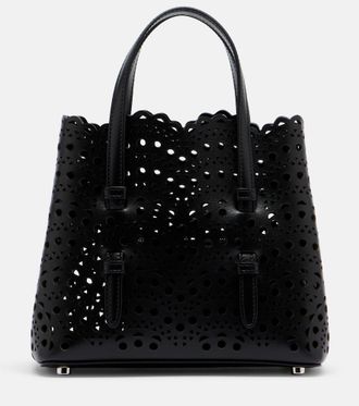 Alaia Ala&iuml;a Mina 20 Vienne leather tote bag