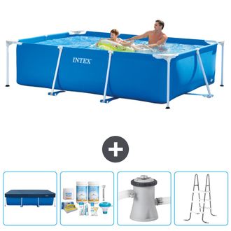 Intex Piscina Con Estructura Rectangular - 260x160x65 Cm - 7-piezas Scb6