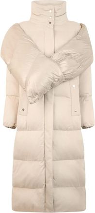 Herno Dames, Mantels, Wit, Maat: 2XL Wol