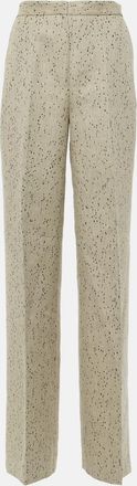 Altuzarra Laski hemp-blend wide-leg pants
