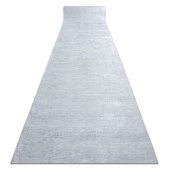 RugsX Passatoia Gommata Lotus Smooth 52421 Melange Grigio Lavabile 120cm Grey 120x340 Cm