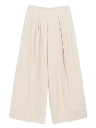 Lauren Manoogian pleated trosuers - Neutrals
