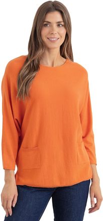 Klass Lightweight Batwing Jumper - Orange - M