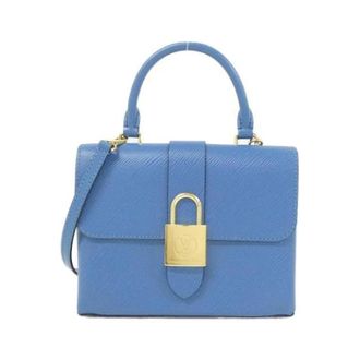 Louis Vuitton Pre-owned Epi Rocky BB Crossbody Tas - Dames - Pre-owned - Blauw - Maat: ONE Size Leer