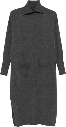 Lorena Antoniazzi Abito con tasche - Grigio