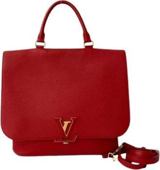 Louis Vuitton Pre-owned Handbags, female, Red, Size: ONE SIZE Pre-owned Vintage Leather Handbag
