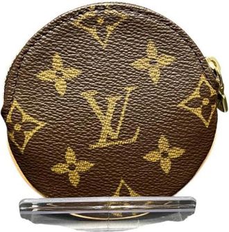 Louis Vuitton Pre-owned Monogram Coin Case - Dames - Vintage Accessoires - Bruin - ONE Size - Vintage