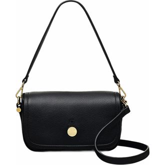 Radley London Bathurst Mews Small Flapover Crossbody Bag in Black at Nordstrom