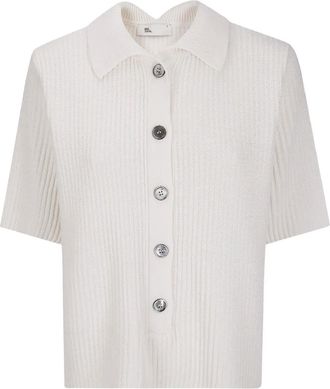 Sibel Saral Polo a coste - Bianco