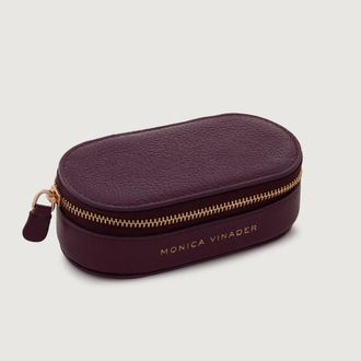 Monica Vinader Mini Oval Leather Jewellery Box