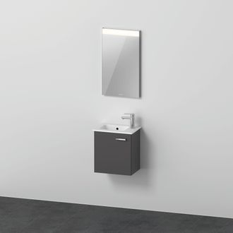 Duravit Duravit - Xbase, Juego De Muebles De Pared, Con Espejo Led, Lavabo