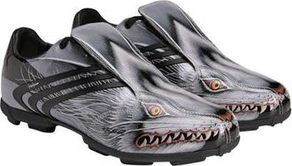 Yohji Yamamoto F50 Tunit Firm Ground Football Boot in Black/Black/Blk at Nordstrom, Size 11.5 Womens