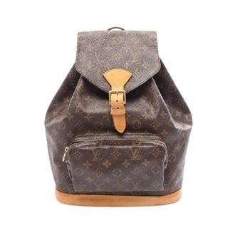 Louis Vuitton Pre-owned Backpacks, female, Brown, Size: ONE SIZE Pre-owned Monogram Backpack