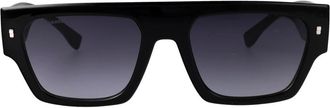 Dsquared2 Icon 0031/S Zonnebril - Heren - Zonnebrillen - Zwart - 55 MM - Accessoires