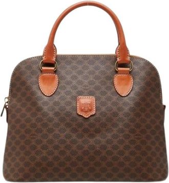 Celine Pre-owned Vintage Handbag - Dames - Vintage Handtas - Bruin - ONE Size - Leer - Vintage