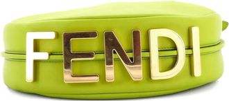 Fendi Fendigraphy Bag kleine leren tas - Groen