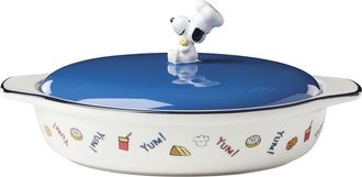 Lenox Chef Snoopy Covered Casserole Dish