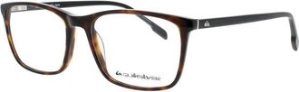 Quiksilver Unisex Silver Tone Rectangular Eyeglass Frames QS2008TORT54