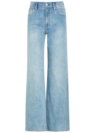 Alice & Olivia Chic Wide-leg Denim Jeans - Blue - 27 (W27 / UK8-10 / S)