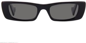 Gucci Rectangular Zonnebrillen - Dames - Zonnebrillen - Zwart - 52 MM - Accessoires