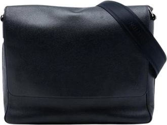 Louis Vuitton Pre-owned Roman MM - Heren - Vintage Schoudertas - Zwart - ONE Size - Leer - Vintage